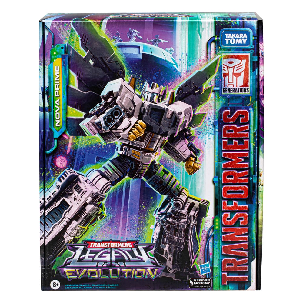 Transformers Generations Legacy Evolution Leader Class Action Figure Nova Prime 18 cm - MangaShop.ro