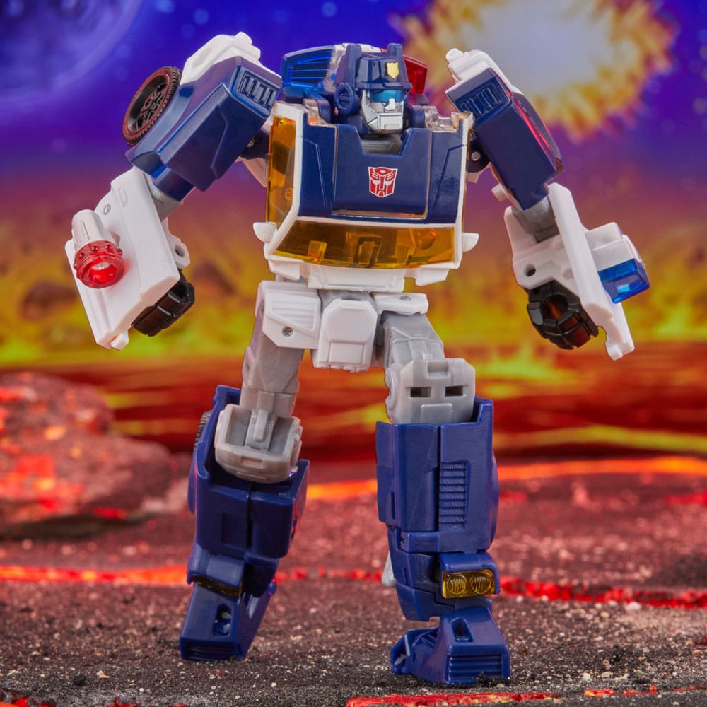Transformers Generations Legacy United Deluxe Class Action Figure Rescue Bots Universe Autobot Chase 14 cm - MangaShop.ro