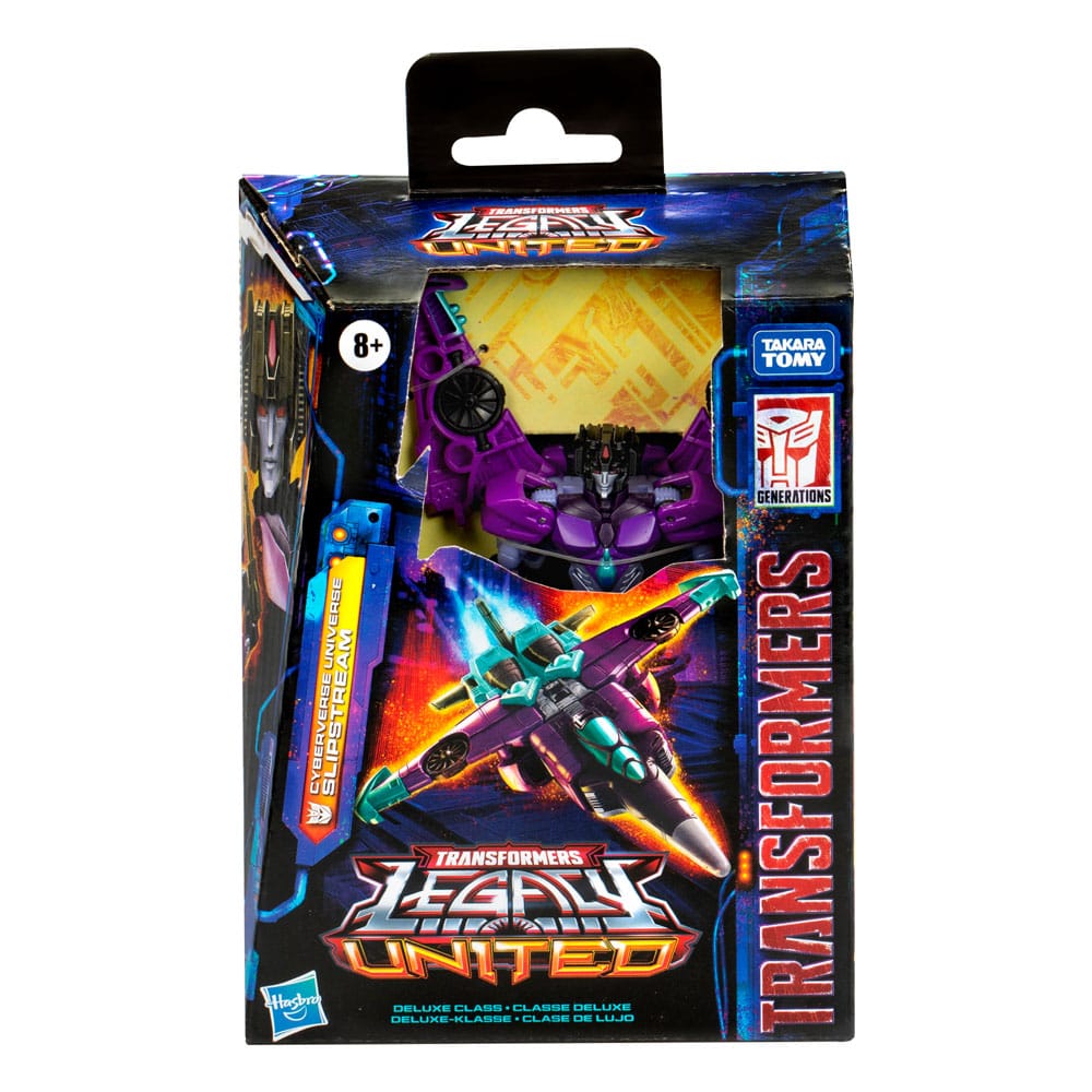 Transformers Generations Legacy United Deluxe Class Action Figure Cyberverse Universe Slipstream 14 cm - MangaShop.ro