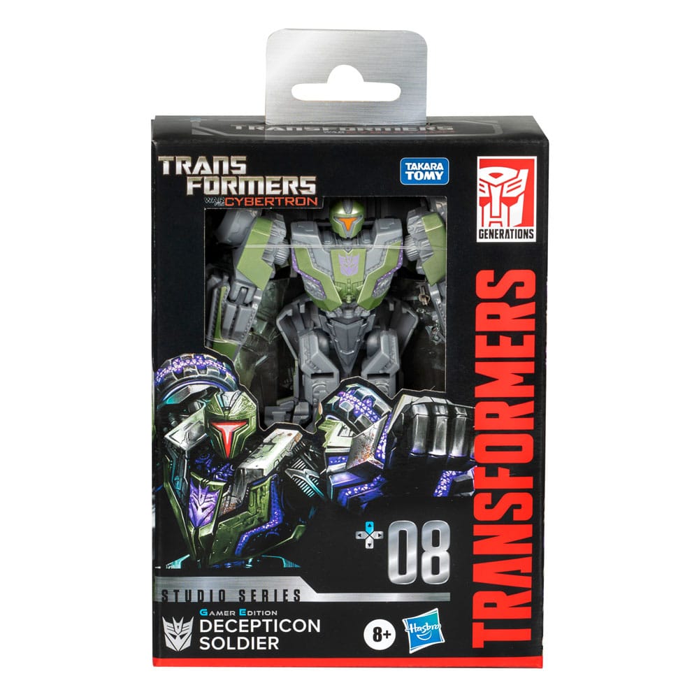 Transformers: War for Cybertron Studio Series Deluxe Class Action Figure Gamer Edition Sideswipe 11 cm - MangaShop.ro