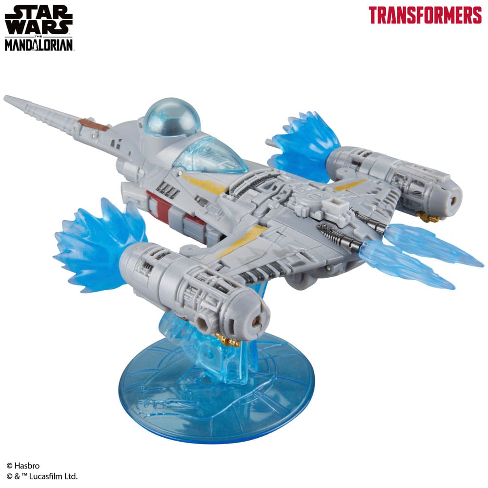 Star Wars x Transformers Action Figure The Mandalorian / N-1 Starfighter 19 cm - MangaShop.ro