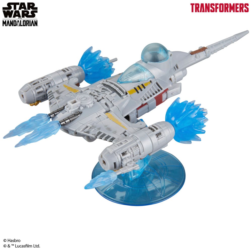 Star Wars x Transformers Action Figure The Mandalorian / N-1 Starfighter 19 cm - MangaShop.ro