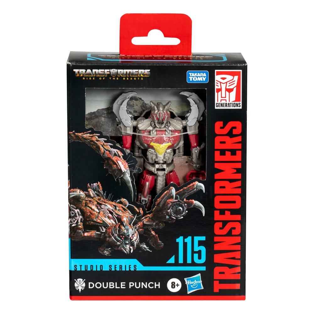 Transformers: Rise of the Beasts Generations Studio Series Deluxe Class Action Figure Double Punch 11 cm - MangaShop.ro