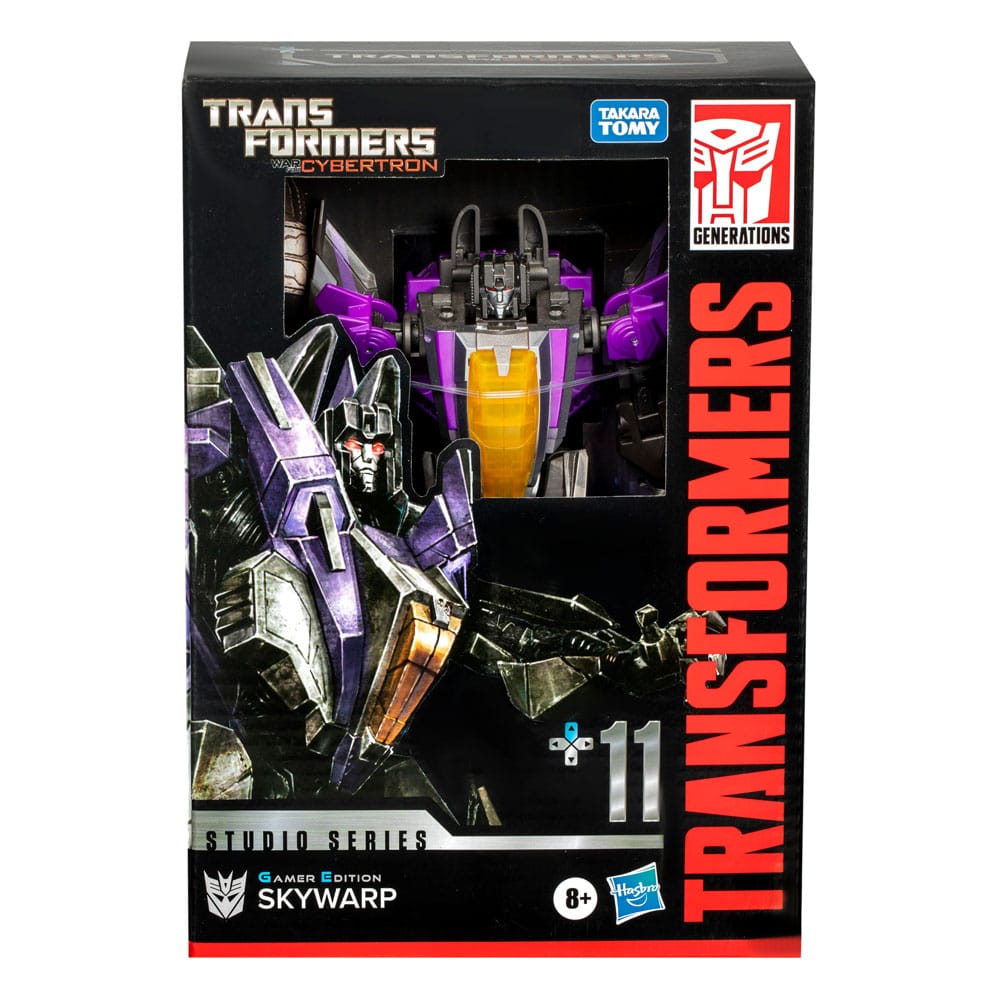 Transformers: War for Cybertron Studio Series Voyager Class Action Figure Gamer Edition Skywarp 16 cm - MangaShop.ro