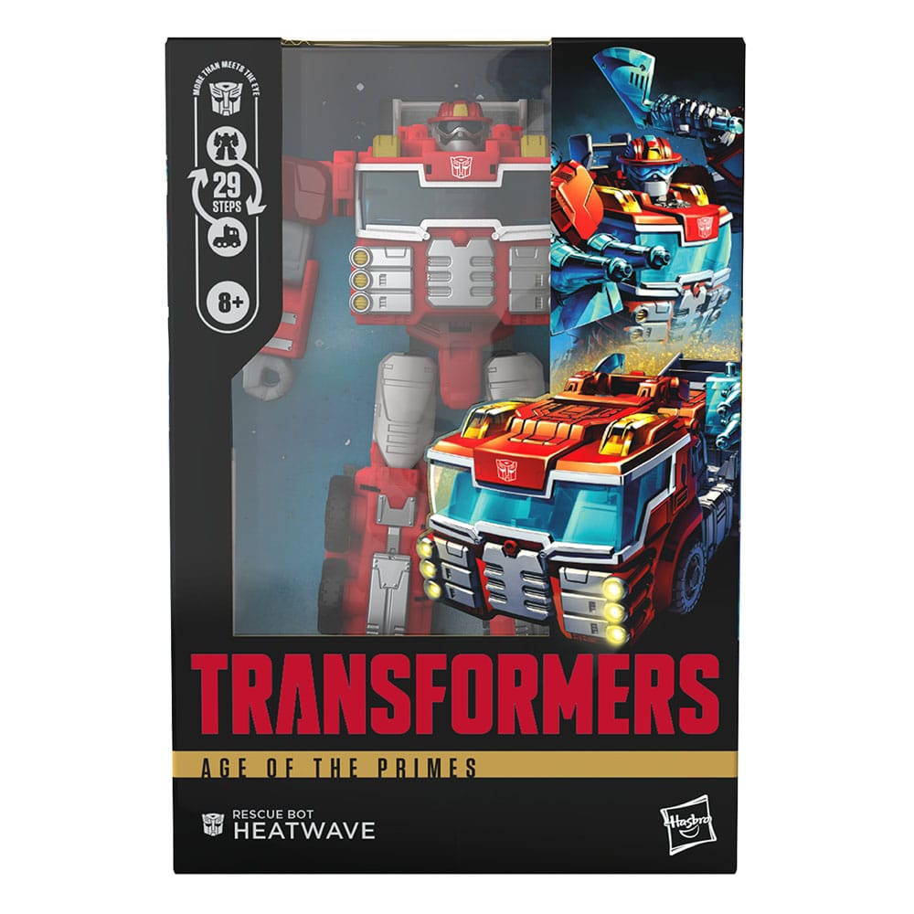 Transformers Age of the Primes Voyager Class Action Figure Rescue Bot Heatwave 18 cm - MangaShop.ro