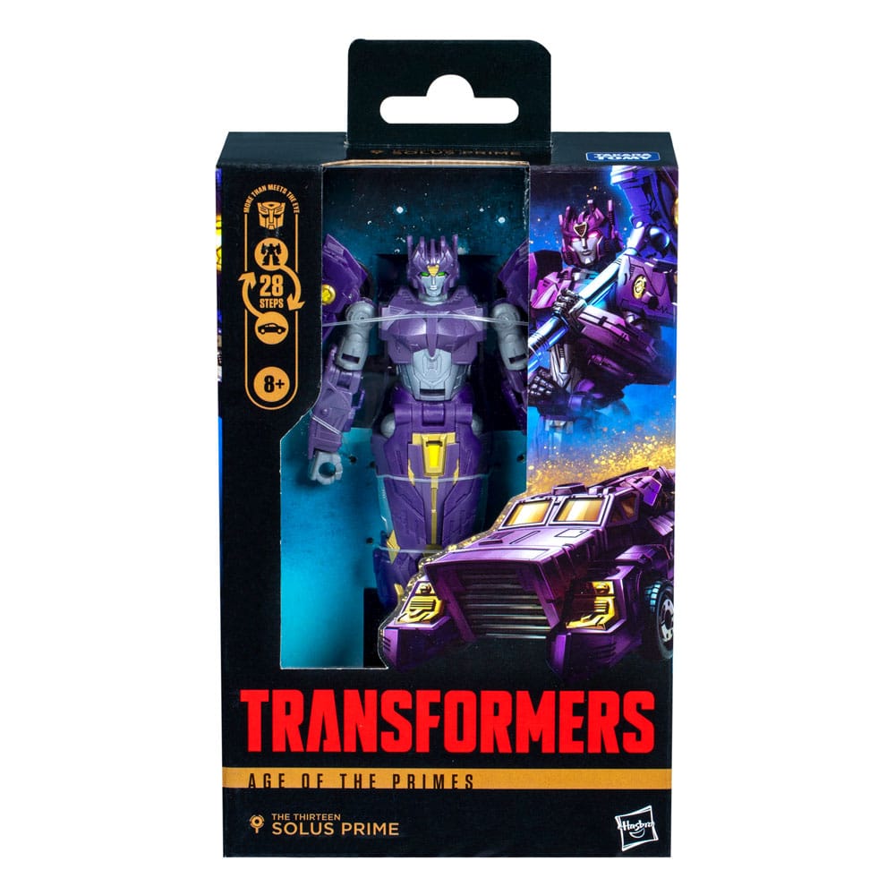 Transformers Age of the Primes Deluxe Class Action Figure The Thirteen Autobot Solus Prime 14 cm - MangaShop.ro