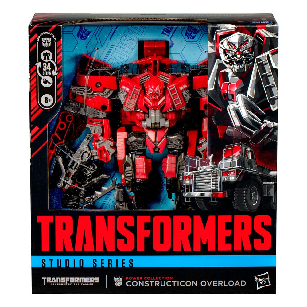 Transformers: Revenge of the Fallen Studio Series Leader Class Action Figure Power Collection Constructicon Overload 22 cm - MangaShop.ro
