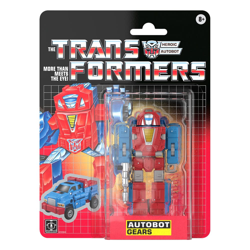 The Transformers Retro G1 Action Figure Autobot Gears 12 cm - MangaShop.ro