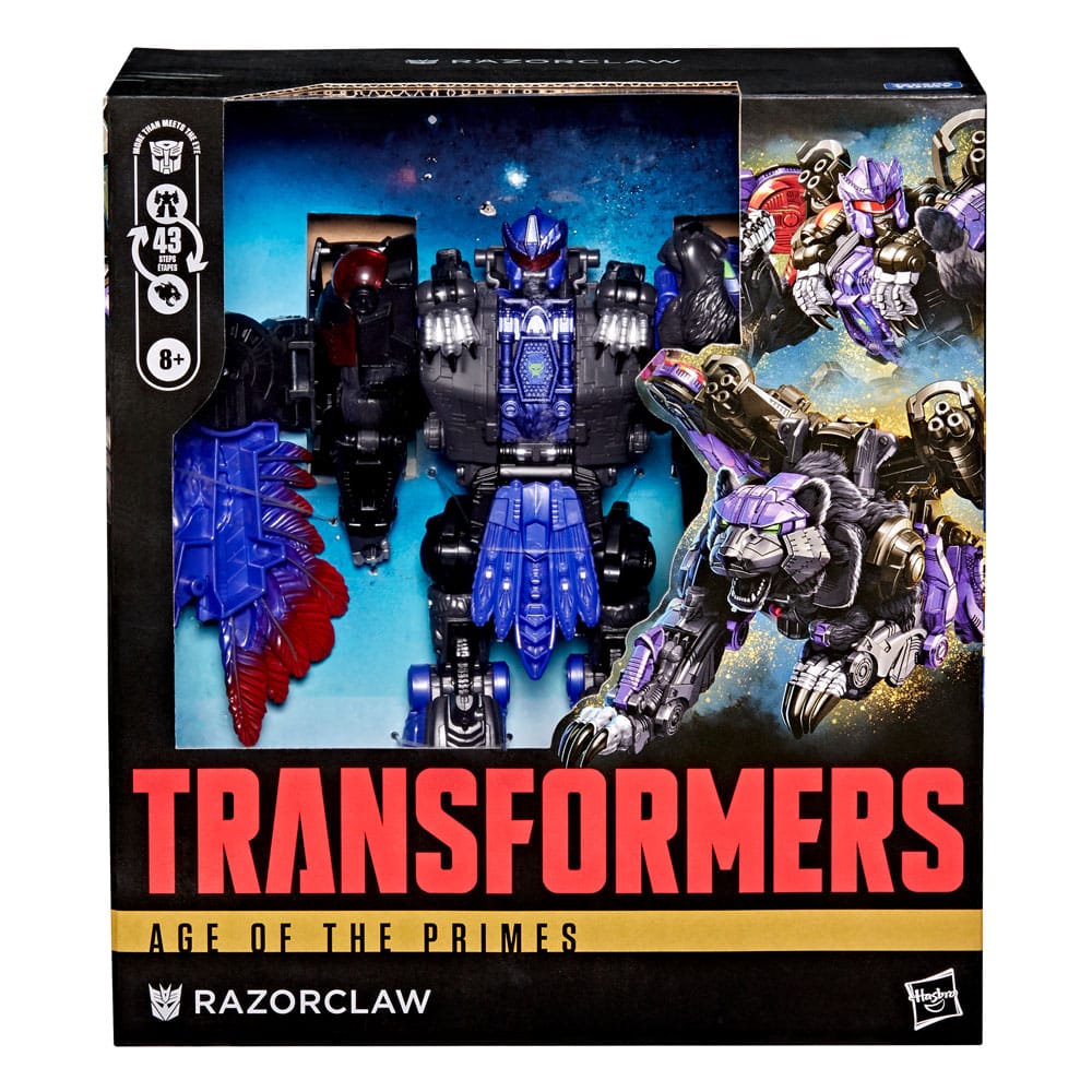 Transformers Age of the Primes Leader Class Action Figure Razorclaw 19 cm - MangaShop.ro