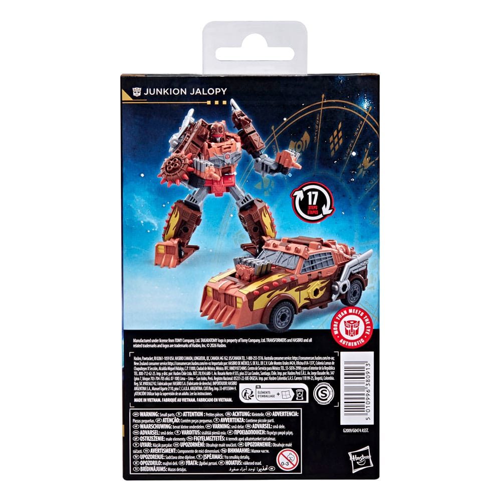 Transformers Age of the Primes Deluxe Class Action Figure Junkion Jalopy 14 cm - MangaShop.ro