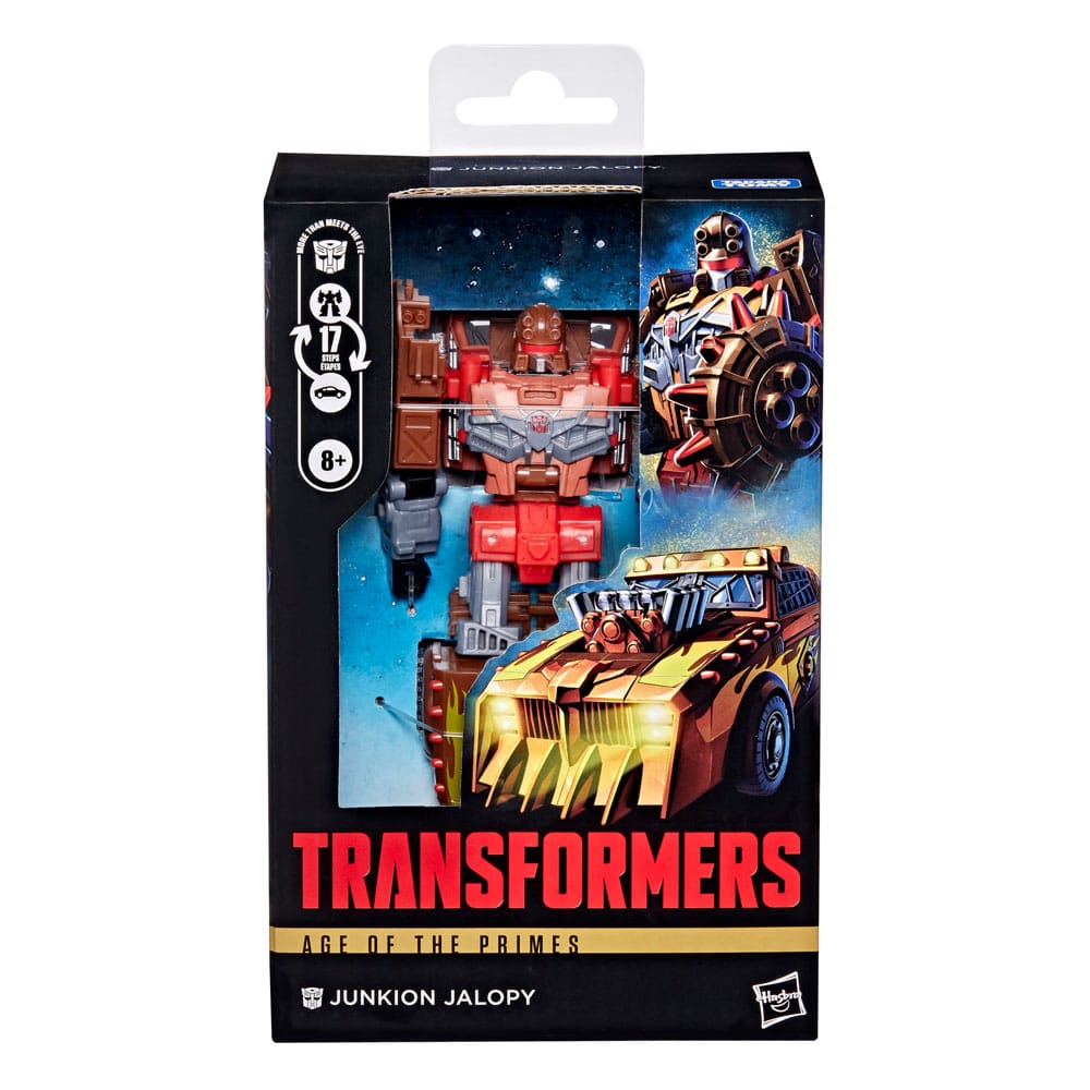 Transformers Age of the Primes Deluxe Class Action Figure Junkion Jalopy 14 cm - MangaShop.ro