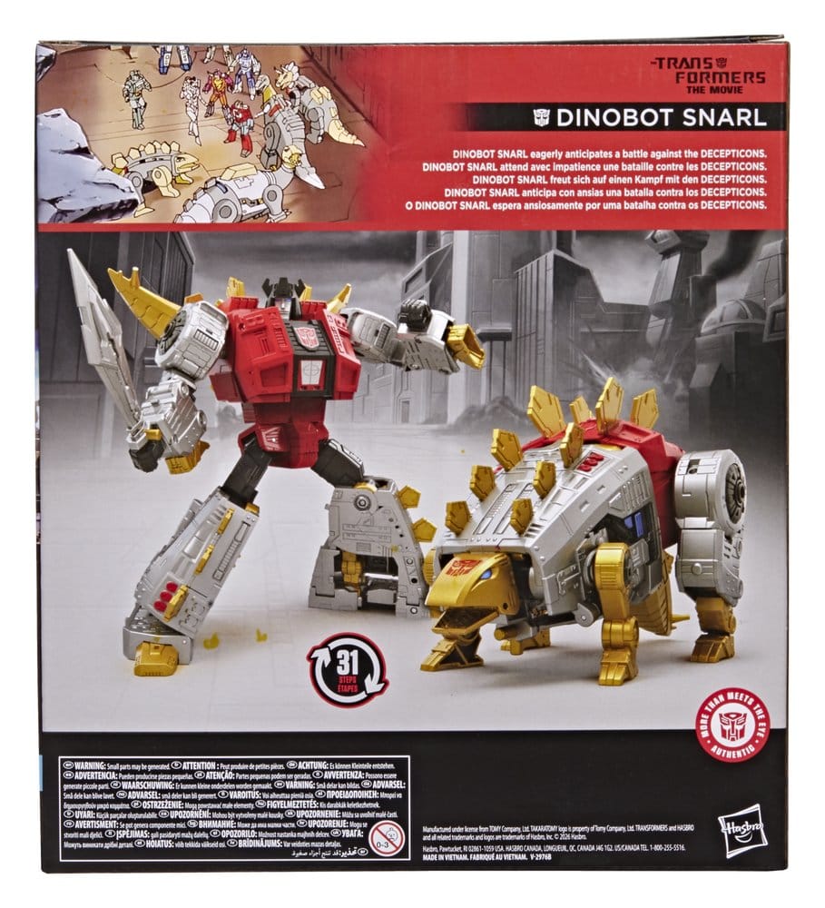 The Transformers: The Movie Studio Series Leader Class Action Figure Dinobot Snarl 20 cm - MangaShop.ro