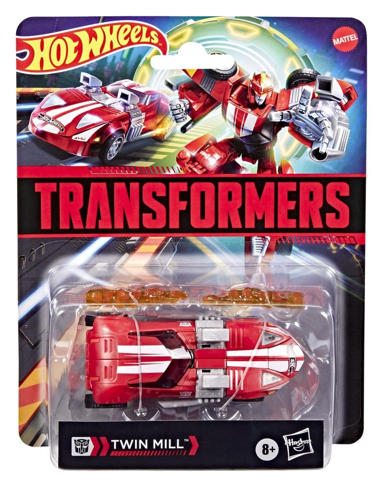 Transformers Collaborative Hot Wheels x Transformers Deluxe Class Action Figure Twin Mill 13 cm - MangaShop.ro