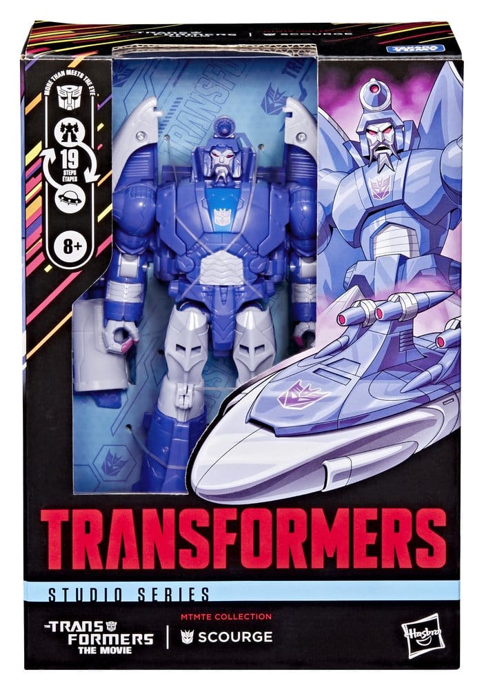 The Transformers: The Movie Studio Series Voyager Class Action Figure MTMTE Collection: Scourge 17 cm - MangaShop.ro