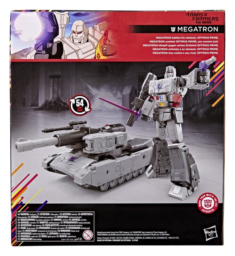 The Transformers: The Movie Studio Series Leader Class Action Figure MTMTE Collection: Megatron 22 cm - MangaShop.ro