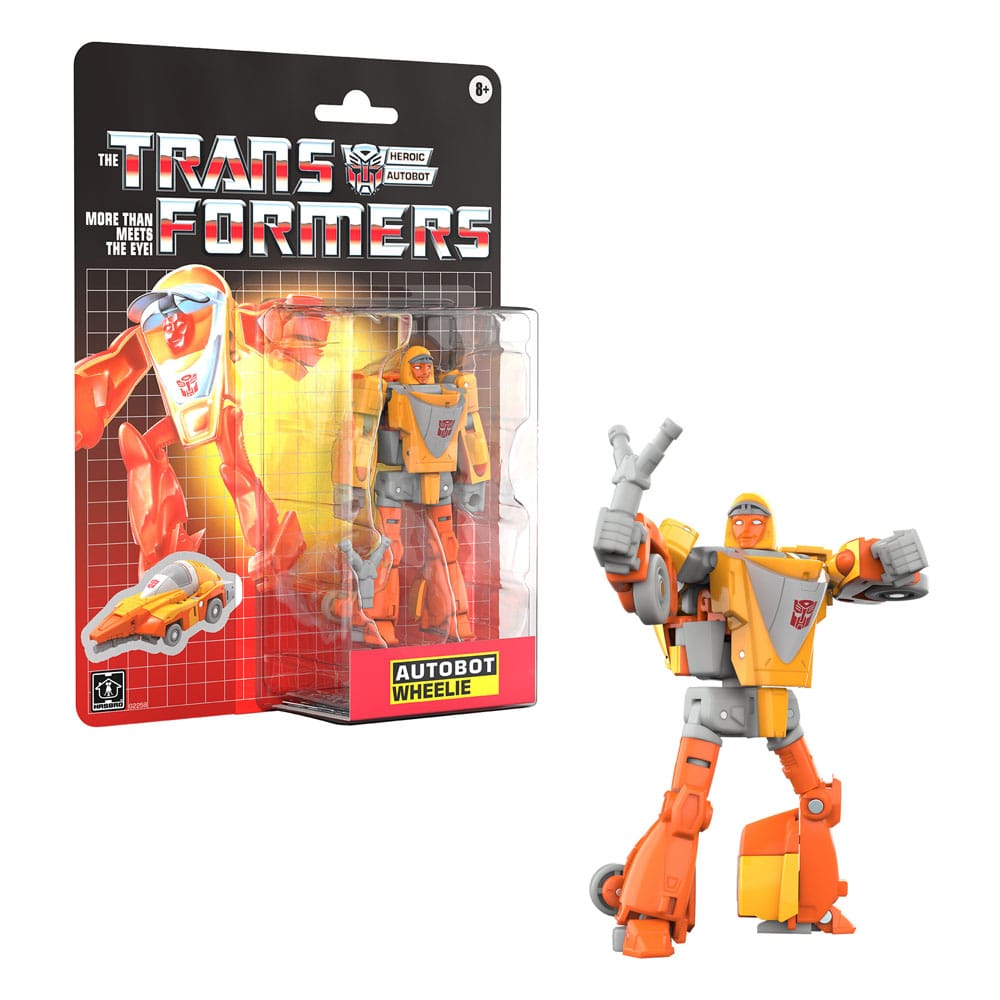The Transformers Retro G1 Action Figure Autobot Wheelie 11 cm - MangaShop.ro