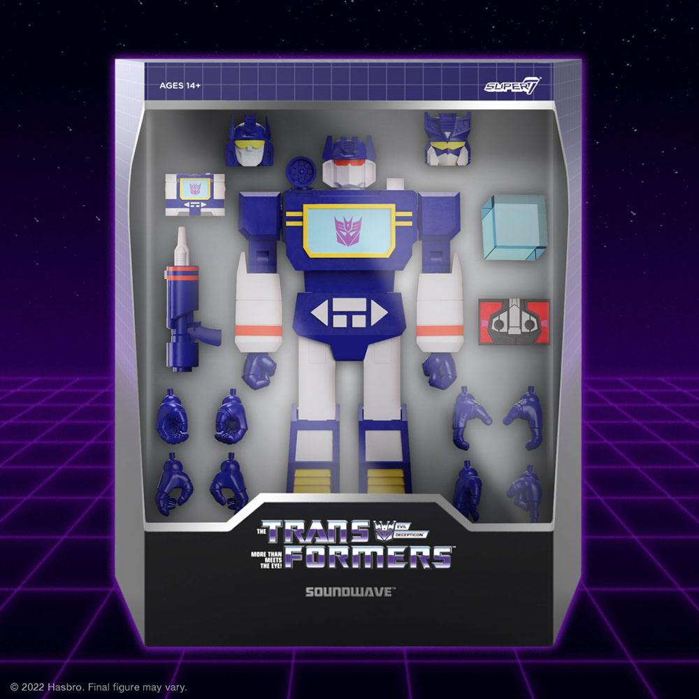 Transformers Ultimates Action Figure Soundwave G1 18 cm - MangaShop.ro
