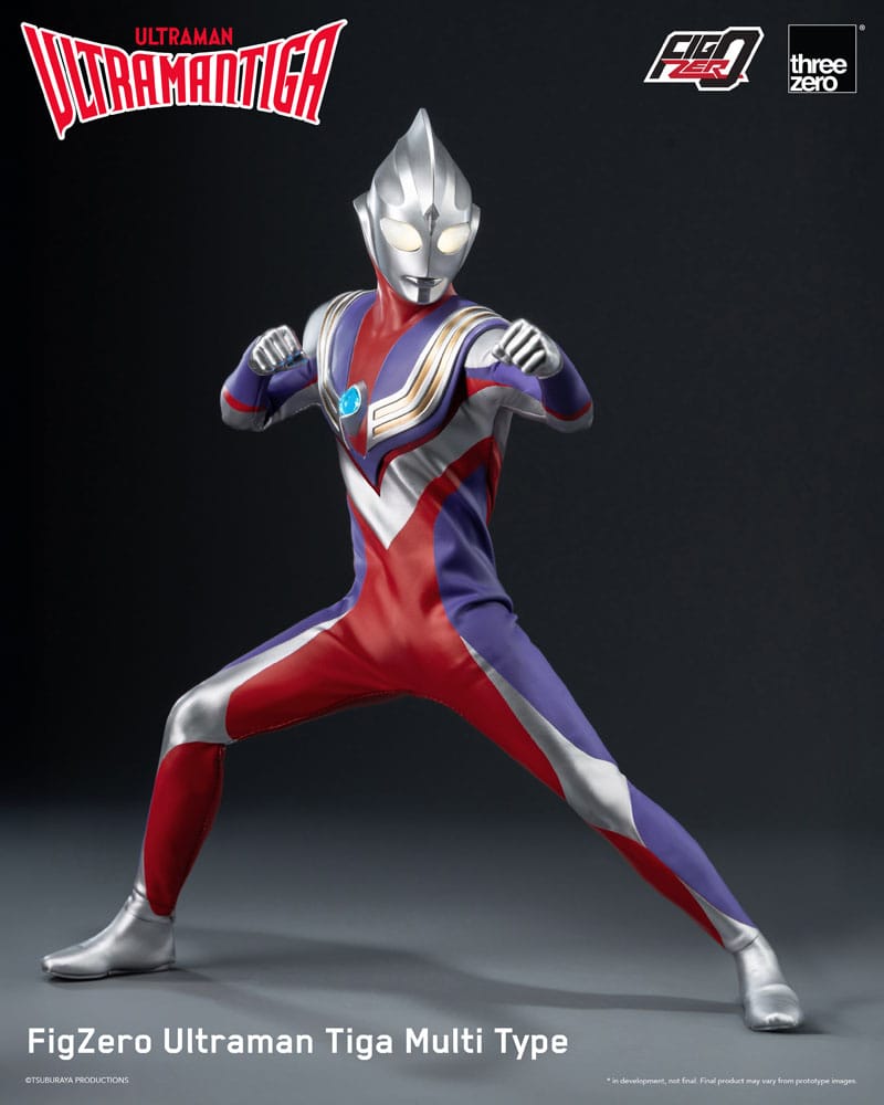 Ultraman Tiga FigZero Action Figure 1/6 Ultraman Tiga Multi Type 32 cm - MangaShop.ro