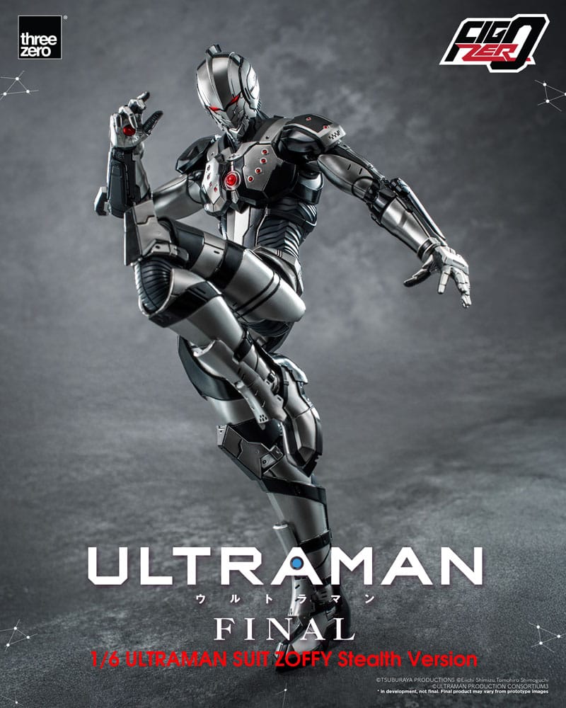 Ultraman Final FigZero Action Figure 1/6 Ultraman Suit Zoffy Stealth Version 30 cm - MangaShop.ro