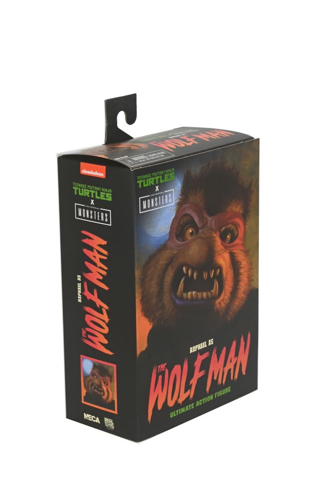 Universal Monsters x Teenage Mutant Ninja Turtles Action Figure Ultimate Raphael as The Wolfman 18 cm - MangaShop.ro