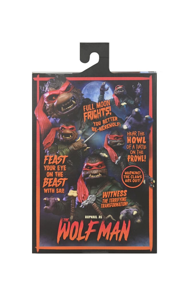 Universal Monsters x Teenage Mutant Ninja Turtles Action Figure Ultimate Raphael as The Wolfman 18 cm - MangaShop.ro