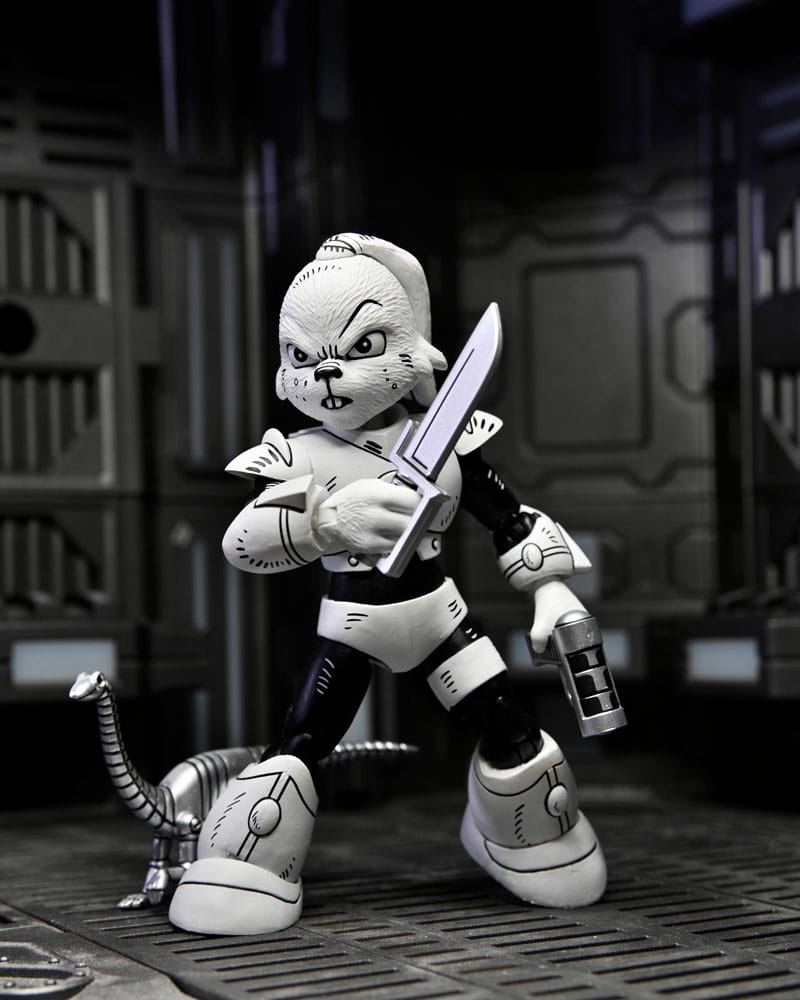 Usagi Yojimbo Action Figure Space Usagi Yojimbo Black & White Figure 18 cm - MangaShop.ro