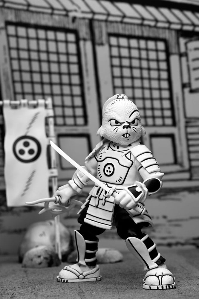 Usagi Yojimbo Action Figure Samurai Usagi Yojimbo Black & White Figure 18 cm - MangaShop.ro