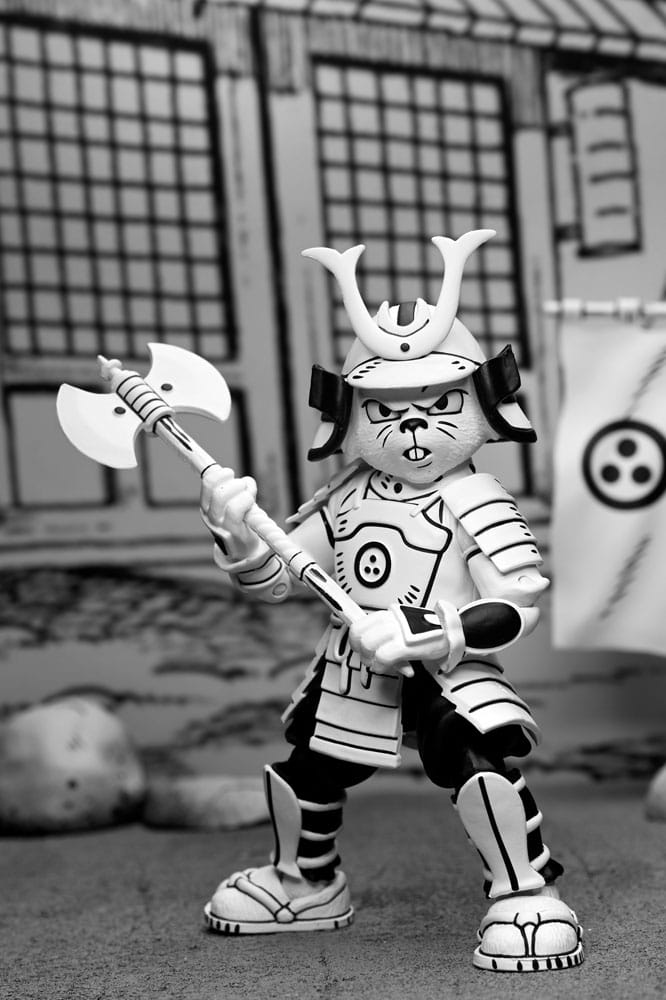 Usagi Yojimbo Action Figure Samurai Usagi Yojimbo Black & White Figure 18 cm - MangaShop.ro