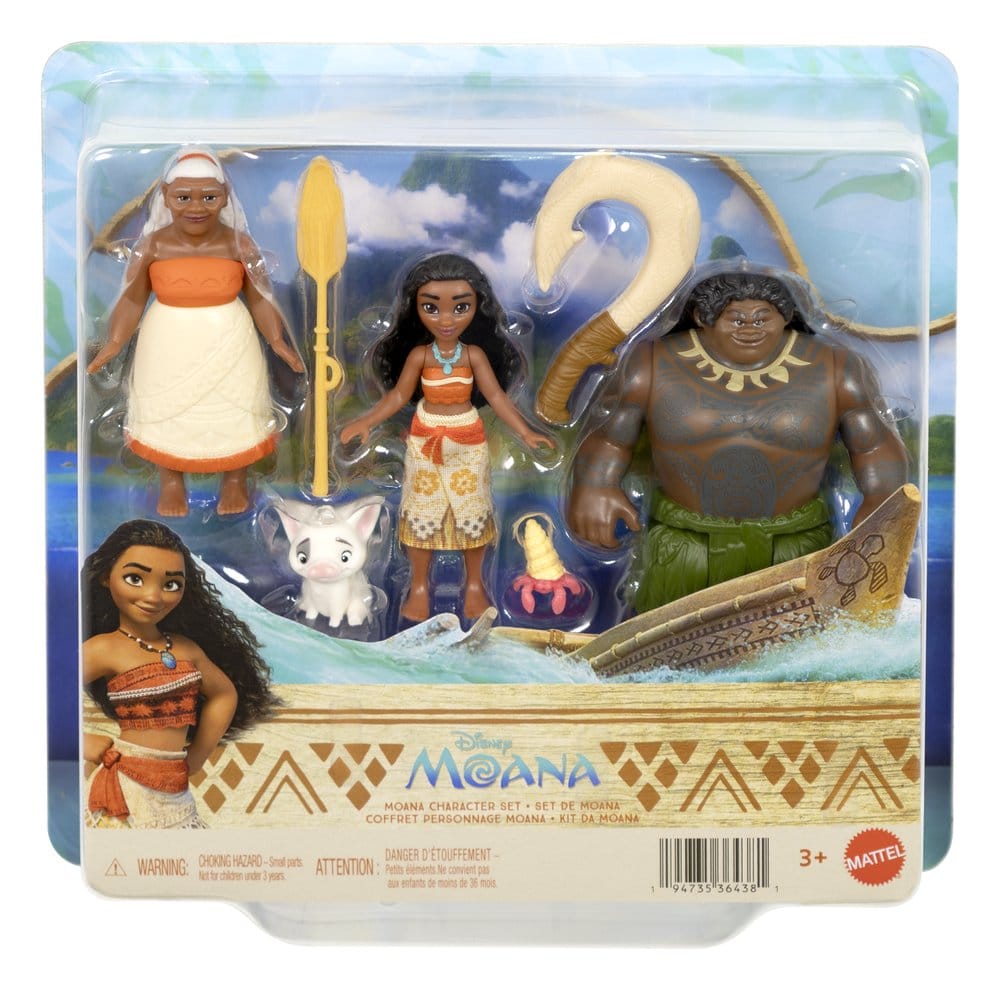 Vaiana Action Figure 3-Pack Character Set 9 cm - MangaShop.ro