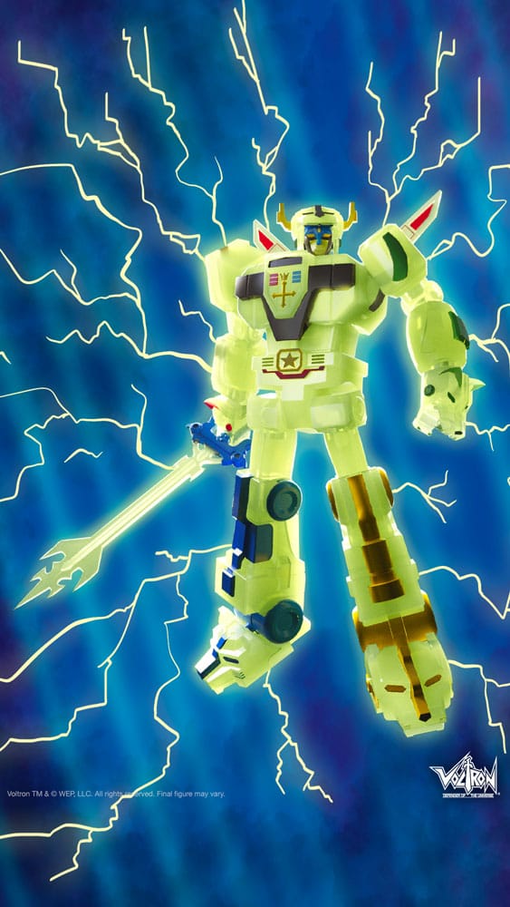 Voltron: Defender of the Universe Ultimates Action Figure Voltron (Lightning Glow) 18 cm - MangaShop.ro