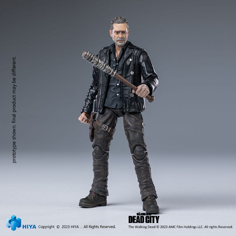 The Walking Dead Exquisite Mini Action Figure 1/18 Dead City Negan 11 cm - MangaShop.ro