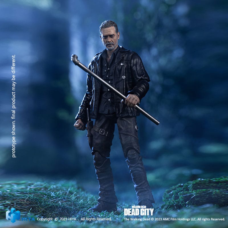 The Walking Dead Exquisite Mini Action Figure 1/18 Dead City Negan 11 cm - MangaShop.ro