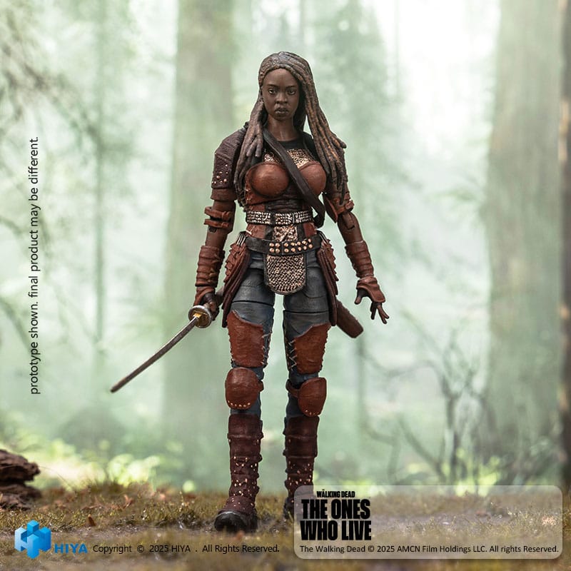 The Walking Dead: The Ones Who Lived Exquisite Mini Action Figure 1/18 Michonne 10 cm - MangaShop.ro