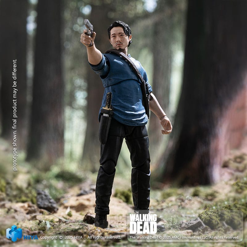 The Walking Dead Exquisite Mini Series  Action Figure 1/18 Glenn 11 cm - MangaShop.ro