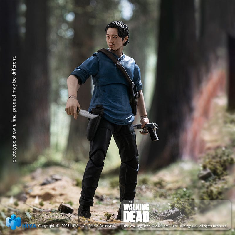The Walking Dead Exquisite Mini Series  Action Figure 1/18 Glenn 11 cm - MangaShop.ro