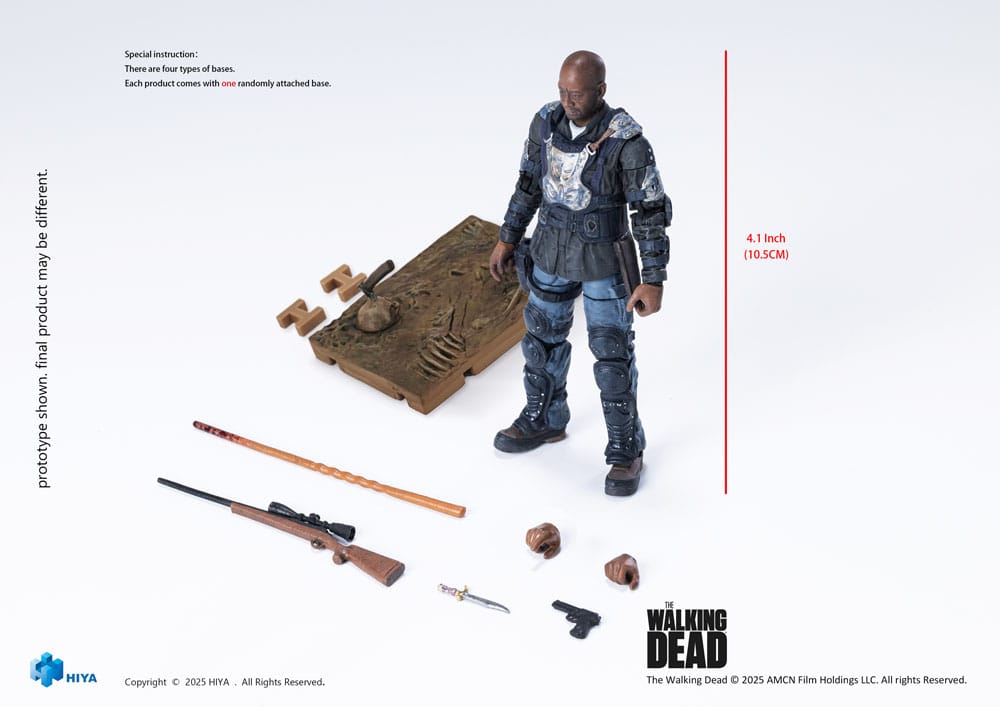 The Walking Dead: The Ones Who Lived Exquisite Mini Action Figure 1/18 Morgan 10 cm - MangaShop.ro