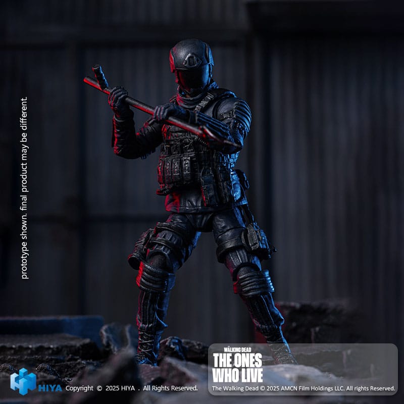 The Walking Dead: The Ones Who Lived Exquisite Mini Action Figure 1/18 CRM Soldier 10 cm - MangaShop.ro