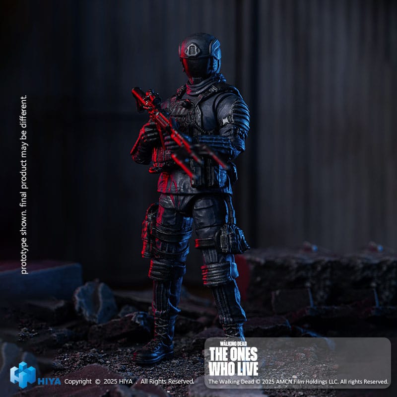 The Walking Dead: The Ones Who Lived Exquisite Mini Action Figure 1/18 CRM Soldier 10 cm - MangaShop.ro