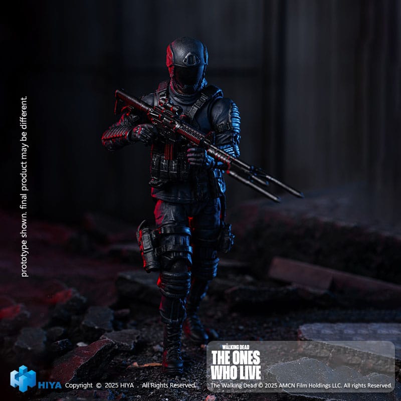 The Walking Dead: The Ones Who Lived Exquisite Mini Action Figure 1/18 CRM Soldier 10 cm - MangaShop.ro