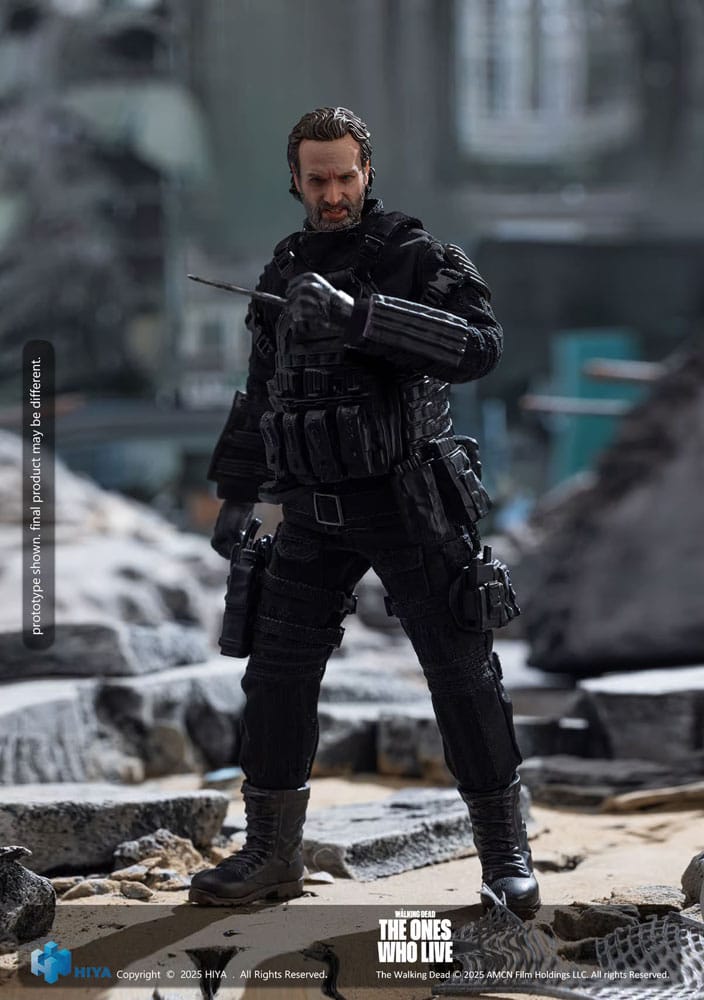 The Walking Dead: The Ones Who Lived Exquisite Super Series  Action Figure 1/12 Rick 16 cm - MangaShop.ro