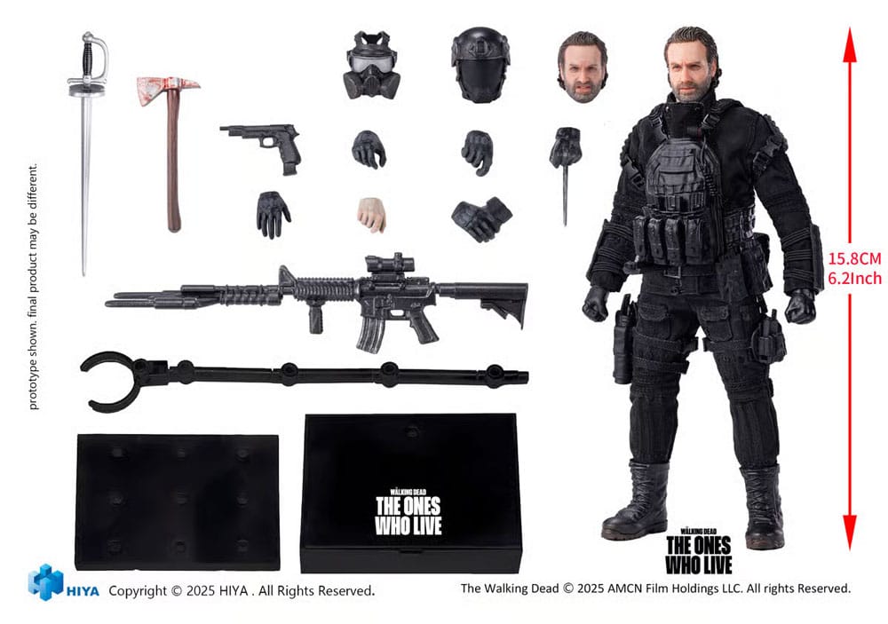 The Walking Dead: The Ones Who Lived Exquisite Super Series  Action Figure 1/12 Rick 16 cm - MangaShop.ro