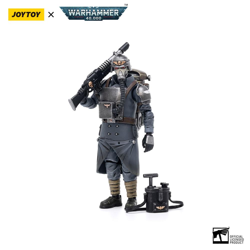 Warhammer 40k Action Figure 1/18 Death Korps of Krieg Veteran Squad Guardsman Demolitions Specialist 10 cm - MangaShop.ro