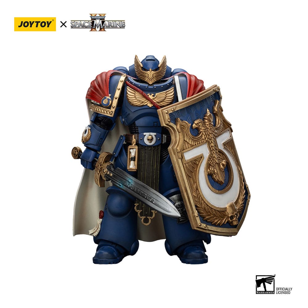 Warhammer 40k Action Figure Ultramarines Victrix Honour Guardwith Storm Shield And Power Sword 20 cm - MangaShop.ro