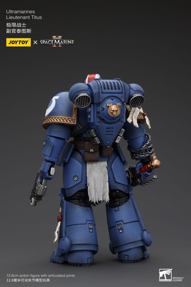 Warhammer 40k Action Figure 1/18 Uitramarines Lieutenant Titus 13 cm - MangaShop.ro