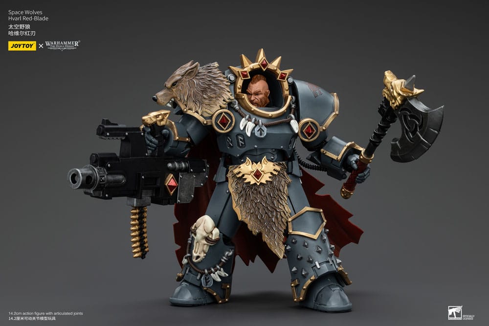 Warhammer The Horus Heresy Action Figure 1/18 Space Wolves Hvarl Red-Blade 14 cm - MangaShop.ro