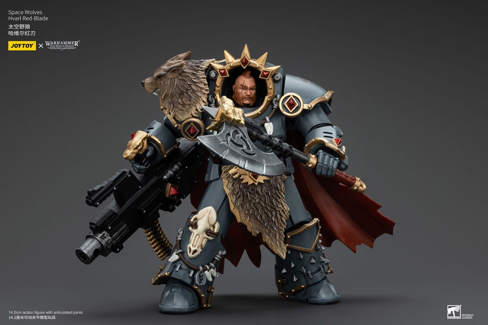 Warhammer The Horus Heresy Action Figure 1/18 Space Wolves Hvarl Red-Blade 14 cm - MangaShop.ro