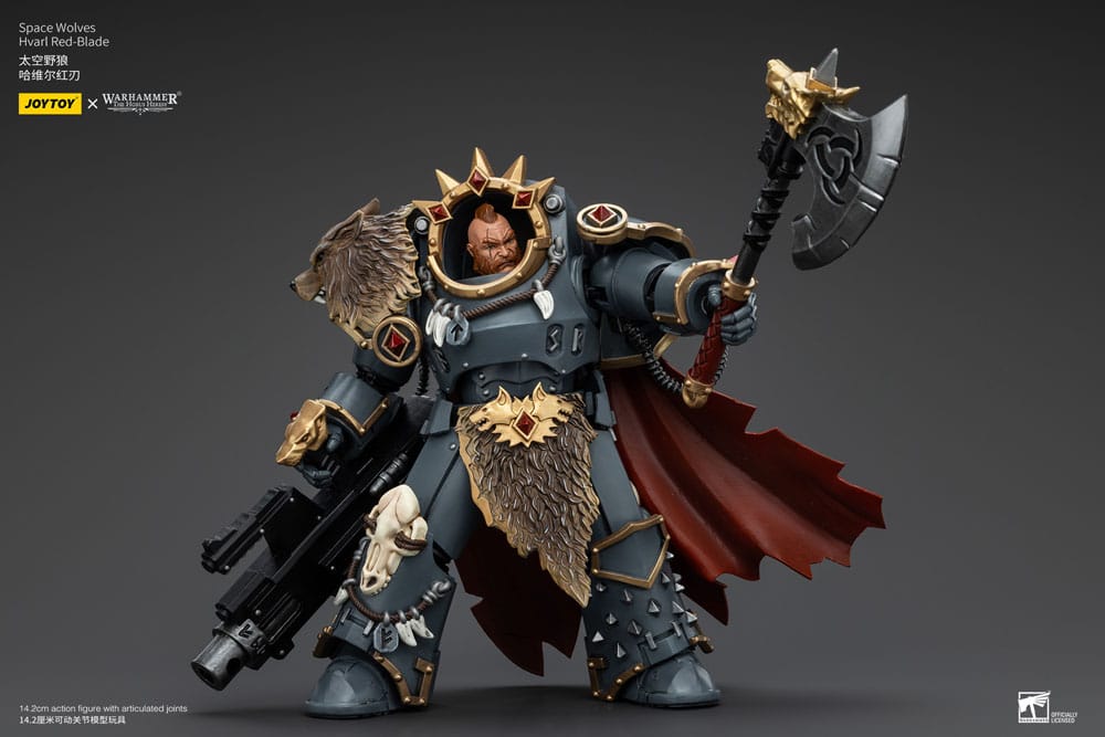Warhammer The Horus Heresy Action Figure 1/18 Space Wolves Hvarl Red-Blade 14 cm - MangaShop.ro