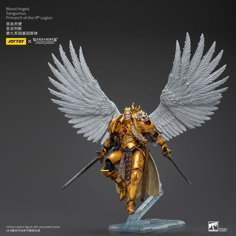 Warhammer The Horus Heresy Action Figure 1/18 Blood Angels Sanguinius Primarch of the IXth Legion 19 cm - MangaShop.ro