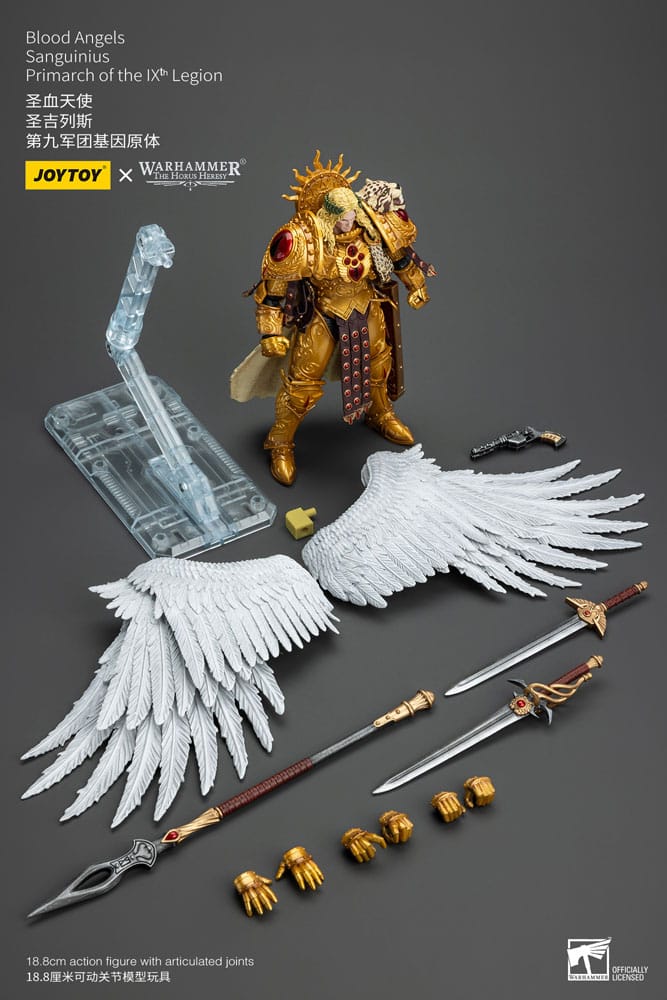Warhammer The Horus Heresy Action Figure 1/18 Blood Angels Sanguinius Primarch of the IXth Legion 19 cm - MangaShop.ro