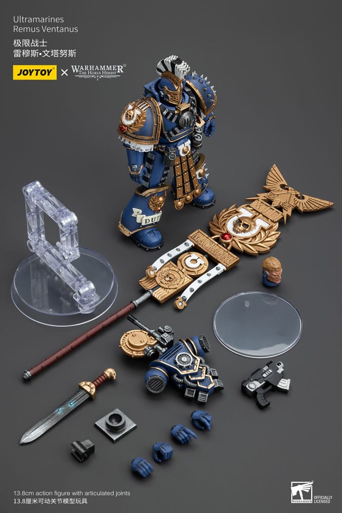 Warhammer The Horus Heresy Action Figure 1/18 Ultramarines Remus Ventanus 14 cm - MangaShop.ro